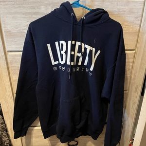 Liberty University hooded sweatshirt large